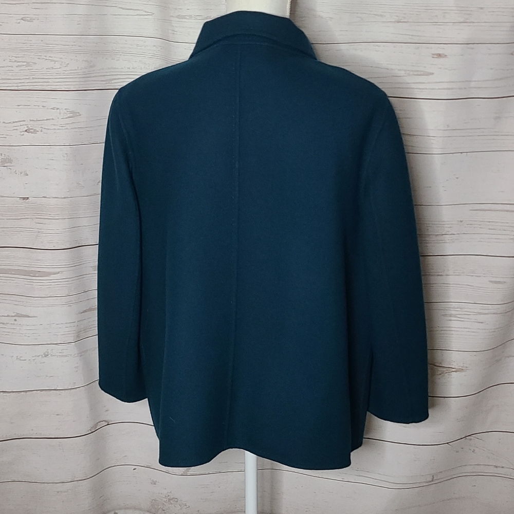 Talbots Wool Collard Button Coat Jacket - image 3